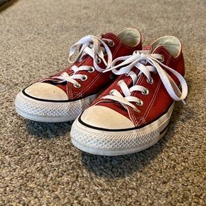 Red Low Top Converse
